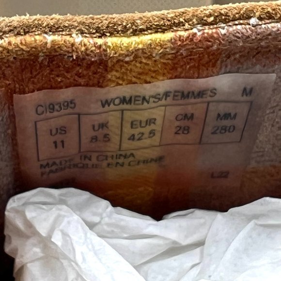 Rockport Womens Kacey Camel Brown Suede Leather Ankle Boots Shoes 11 - Picture 15 of 15